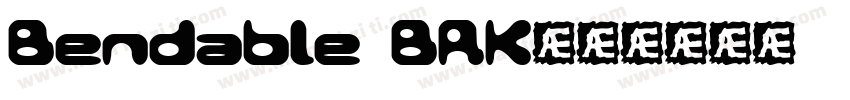 Bendable BRK字体转换